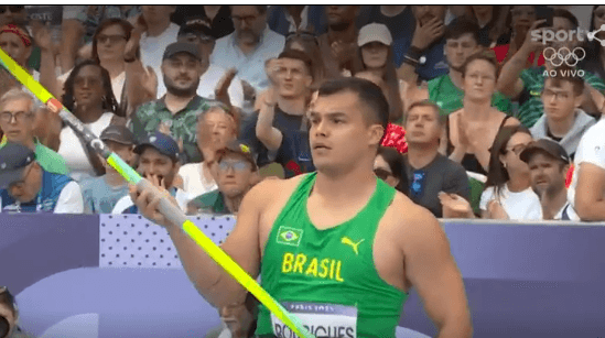 Amazonense Pedro Nunes fica fora da final no lançamento de dardo nas Olimpíadas de Paris