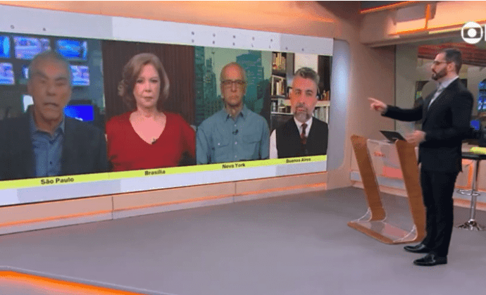 VÍDEO: Marcelo Cosme e Demétrio Magnoli causam climão ao trocarem farpas ao vivo na GloboNews