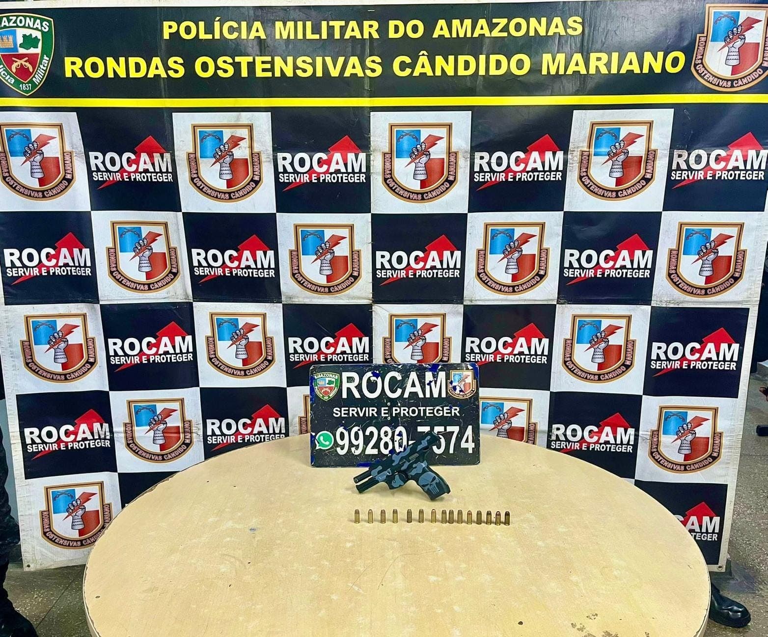 Após briga familiar, homem é preso na zona leste de Manaus com pistola calibre ponto 40