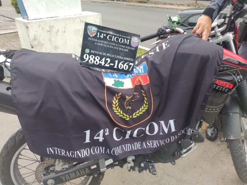 Adolescente é apreendido enquanto conduzia motocicleta roubada em Manaus