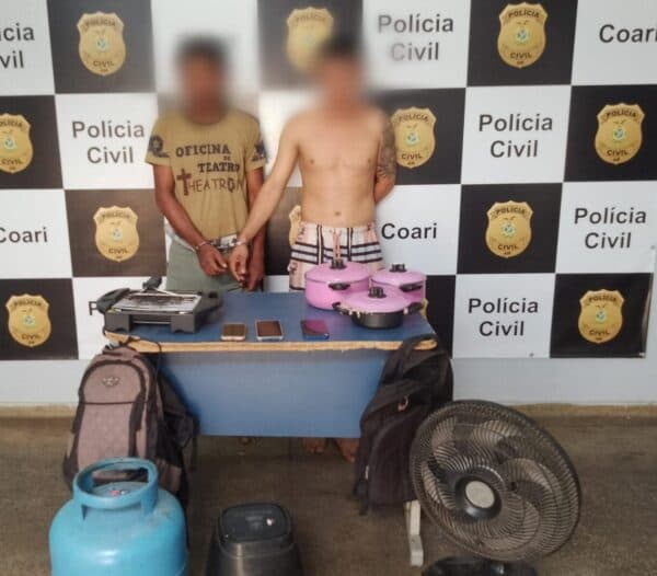 Homem é preso por guardar itens de cozinha roubados pelo cunhado em Coari