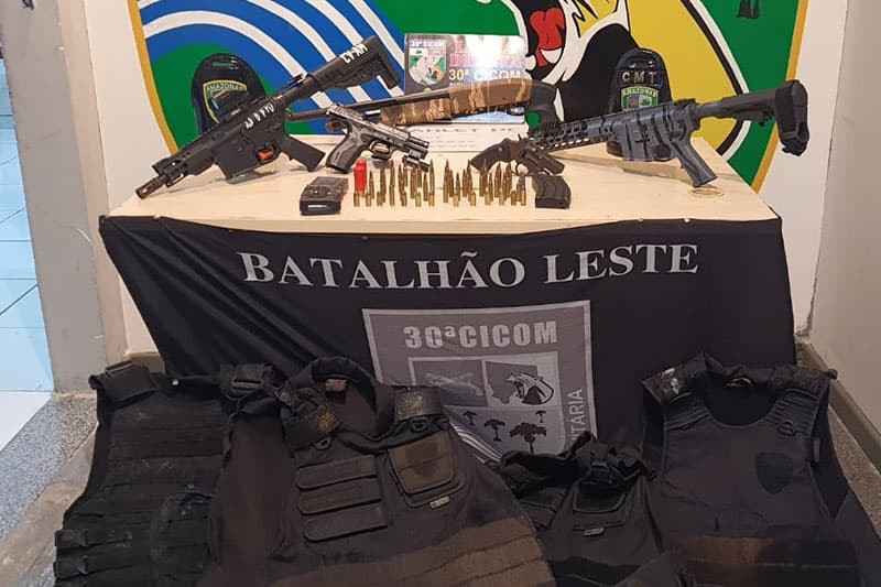 Em sete dias, ações da PM do Amazonas retiram de circulação 30 armas de fogo