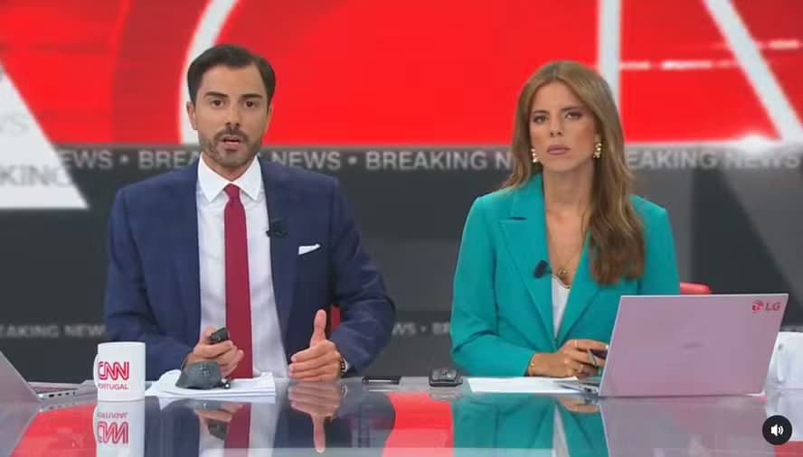 VÍDEOS: Apresentadores de TV em Portugal se surpreendem ao vivo com terremoto que atingiu Lisboa