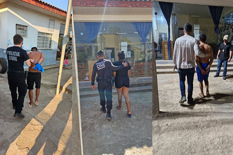 Após denúncias, três pessoas são presas por venda de drogas em Ipixuna