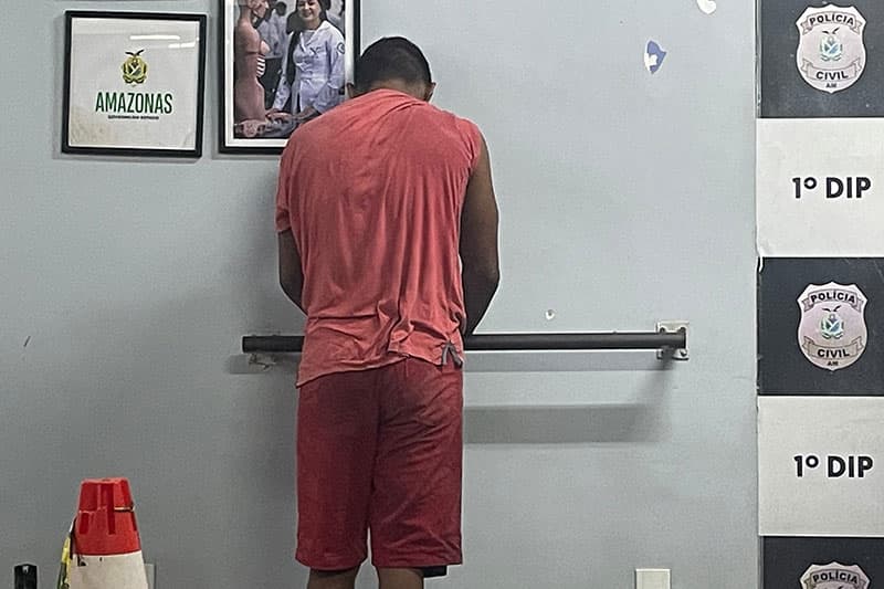 Em Manaus, homem é preso após invadir casa para tentar roubar
