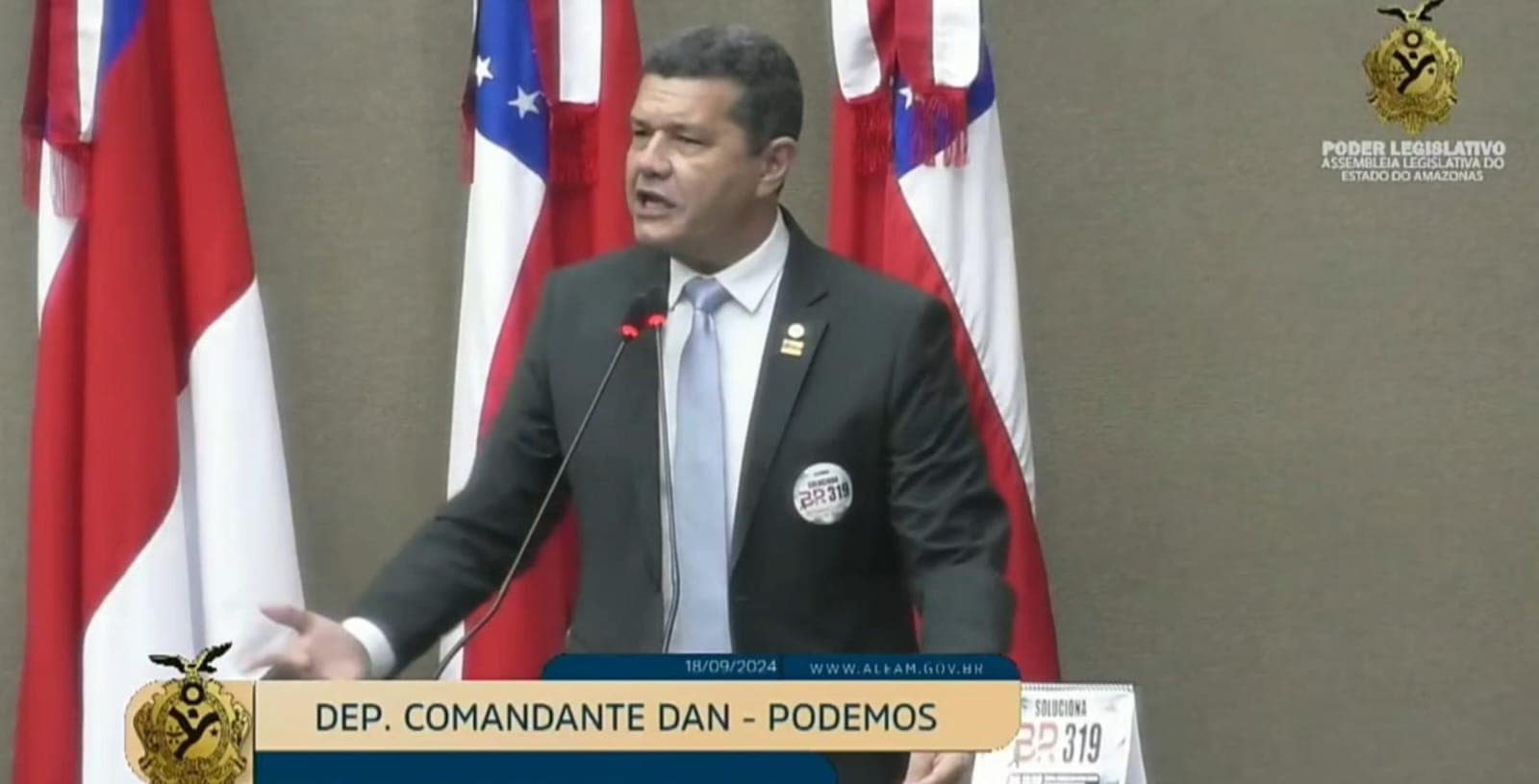 Comandante Dan ironiza ações do governo federal para combater queimadas e cobra políticas públicas efetivas