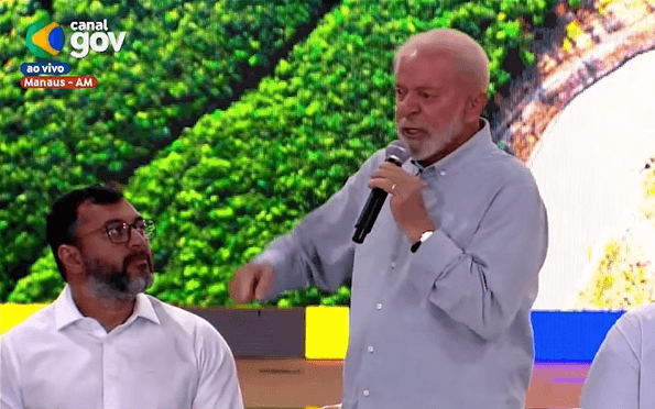 VÍDEO: No AM, Lula se compromete em preservar a Amazônia pelo manejo sustentável