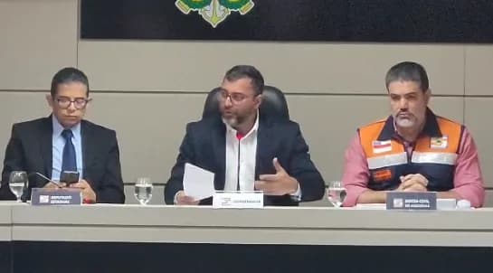 VÍDEO: Wilson Lima anuncia novas medidas de combate à estiagem: “Há risco de nos próximos dias termos crise sanitária no AM”