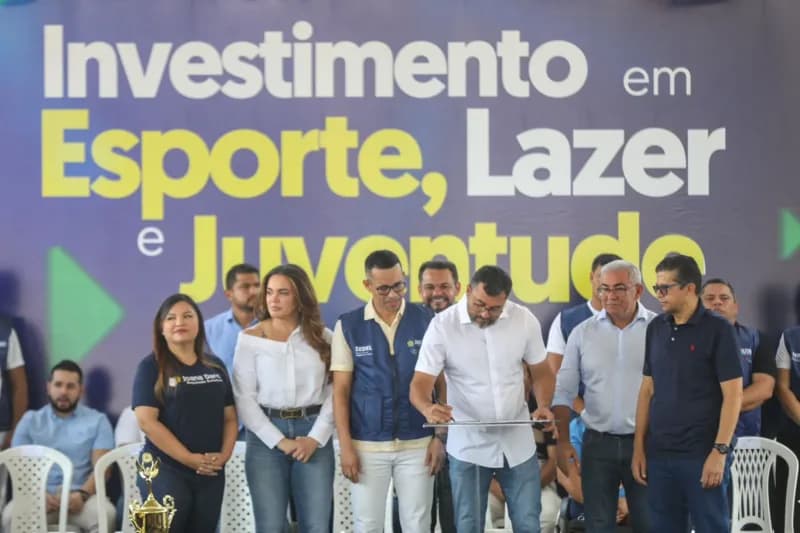 Governador Wilson Lima anuncia reforma do Estádio Carlos Zamith