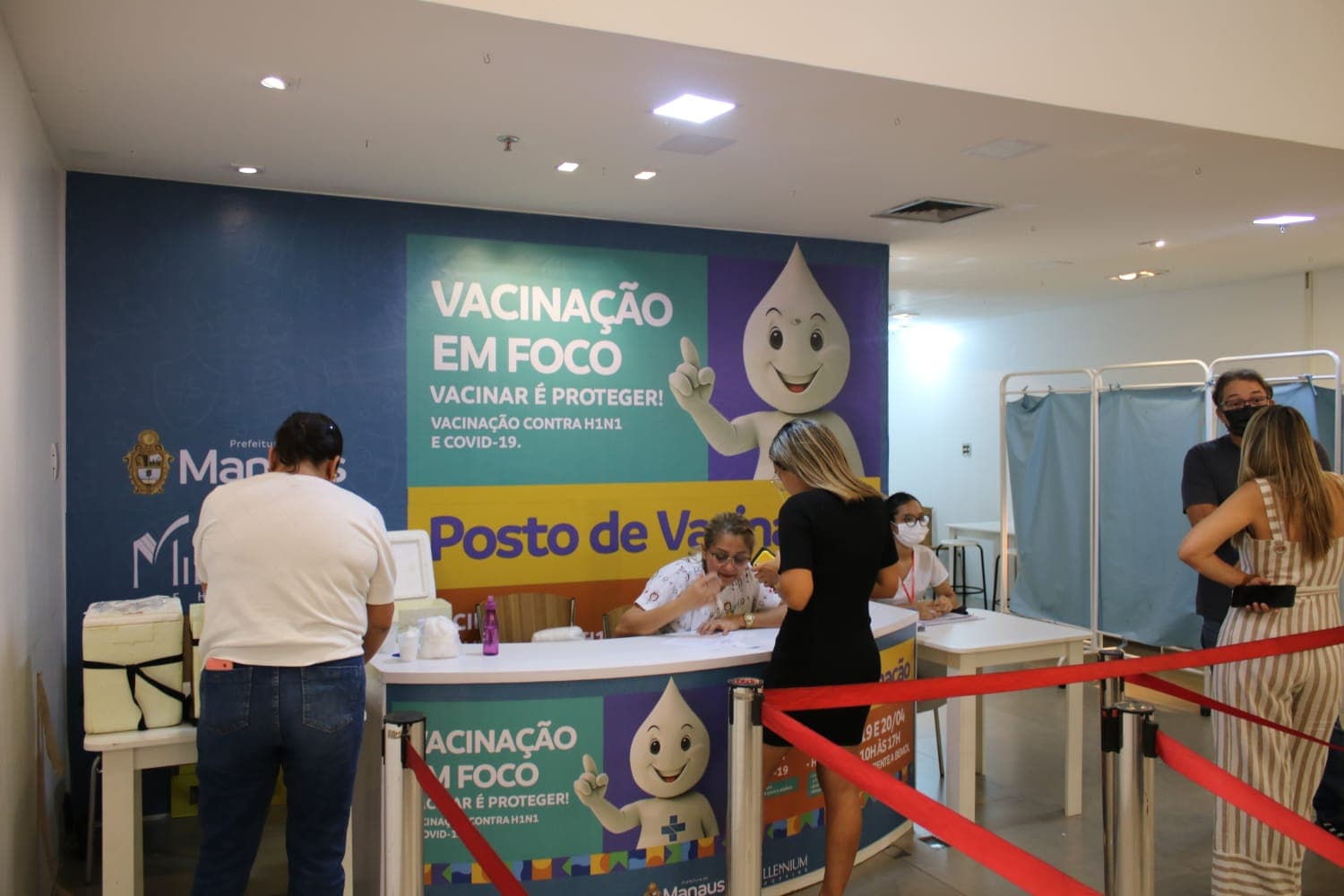 Proteja-se da gripe: shopping em Manaus oferece vacinação gratuita para grupos prioritários