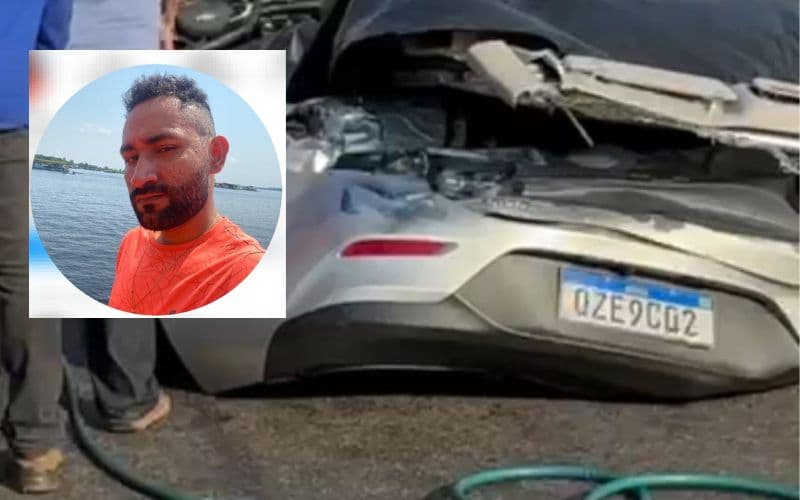 Guindaste usado para operação de resgate de vítima foi disponibilizado por Grupo Chibatão