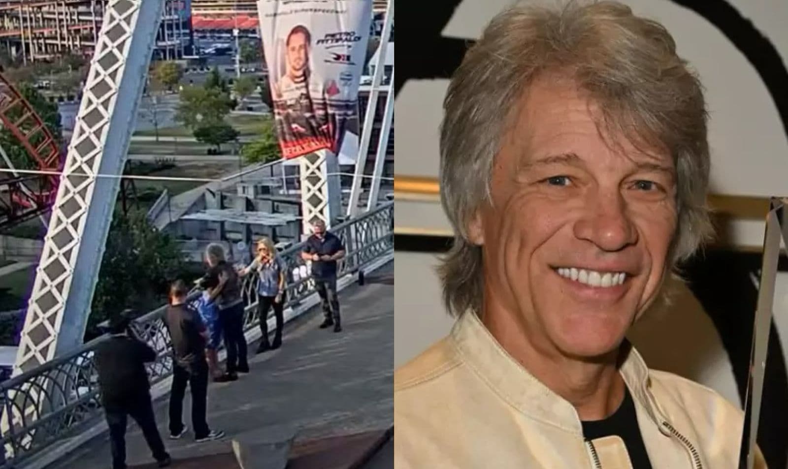 VÍDEO: Jon Bon Jovi ajuda a salvar mulher de ponte nos EUA