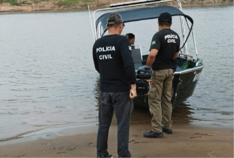 Escondido em plantação de mandioca, polícia recupera motor roubado em Lábrea