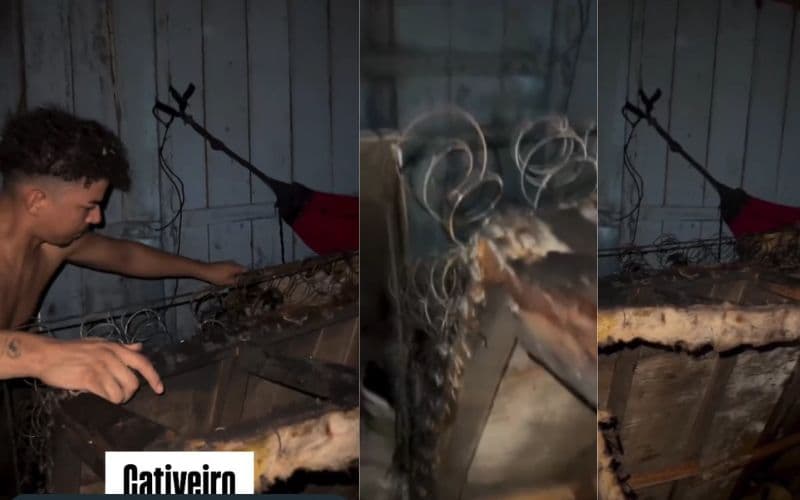 VÍDEO: Famoso ‘cativeiro’ cenário de gravação de influenciador Will Robson é incendiado em Manaus