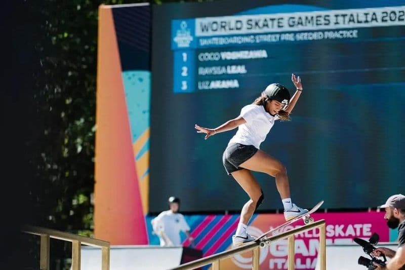 Rayssa Leal desbanca Japão e vira bicampeã mundial de skate street, em Roma
