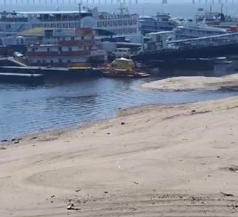 Viagens de barco são suspensas para municípios mais afetados pela seca severa no Amazonas