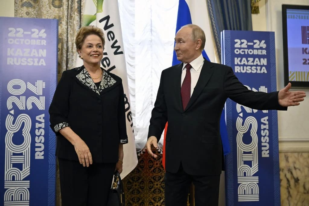 Em 1º dia da cúpula do Brics, Putin se reúne com Dilma Rousseff