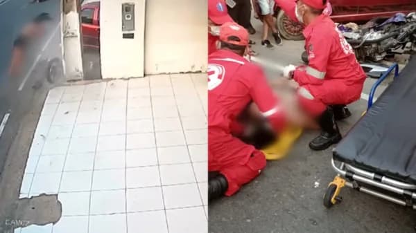 VÍDEO: Mulher morre e outra fica ferida após moto colidir com poste em Parintins