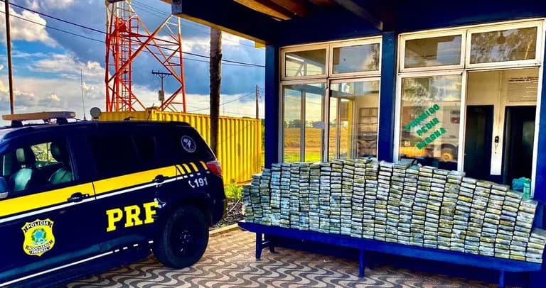 PRF apreende mais de 730 quilos de drogas em operações contra o crime organizado