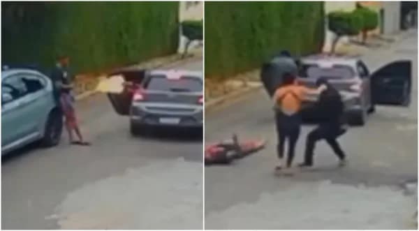 VÍDEO: Ex-PM é executado no Rio e esposa tenta impedir crime