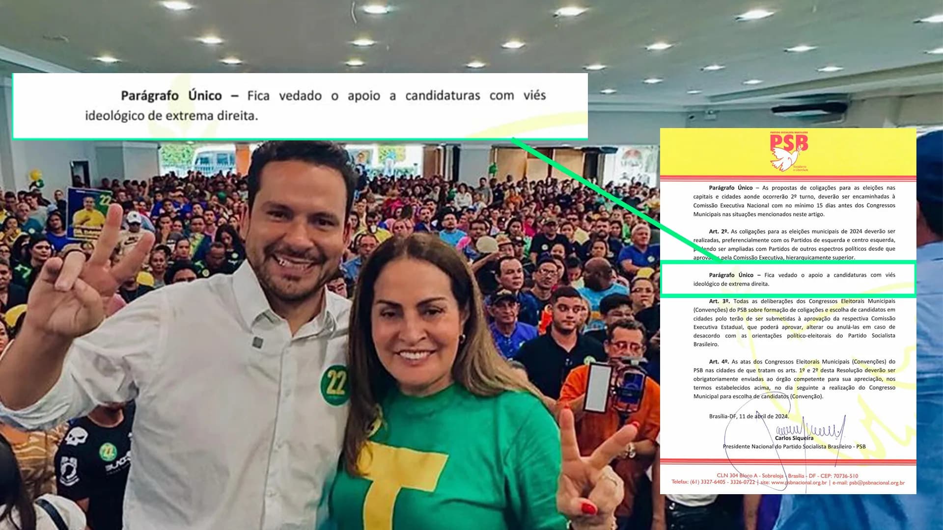 Exclusivo: contra Diretório Nacional do PSB, Glória Carratte apoia candidato de Bolsonaro em Manaus