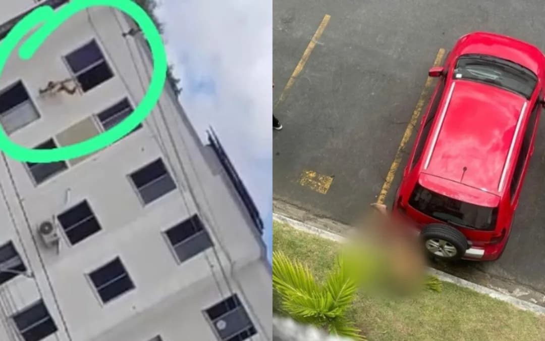 VÍDEO: Homem é baleado e jogado de janela após ser flagrado por marido de amante