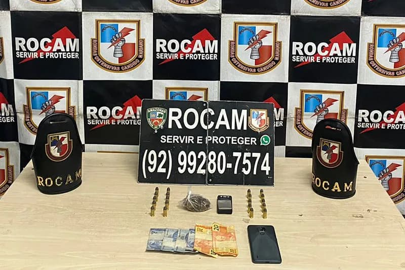 Três homens são presos por tráfico de drogas nas zonas Norte e Sul de Manaus