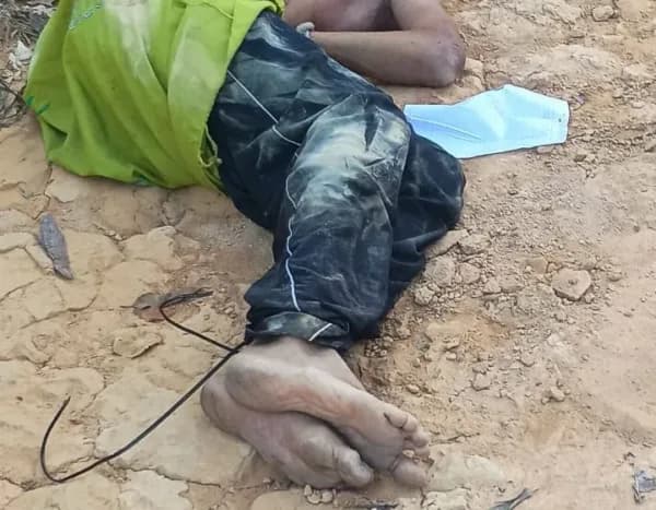 IMAGEM FORTE: corpo de homem é encontrado com rosto desfigurado no ramal do Brasileirinho