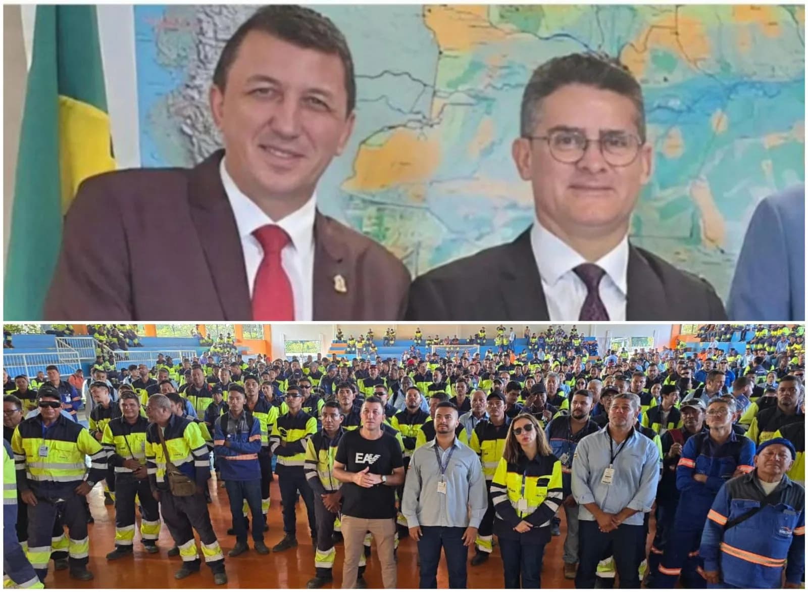 Sassá e sindicato da Construção Civil declaram apoio a David Almeida no segundo turno