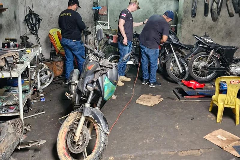 Em Tabatinga, duas motocicletas roubadas em Manaus são apreendidas