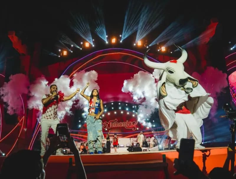 Garantido diz que boi usado em show de Ludmilla é falso: “Serão adotadas medidas judiciais”