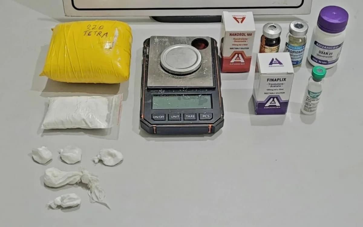 Em Goiás, personal trainer e músico são presos suspeitos de vender drogas e aplicar anabolizantes em clientes