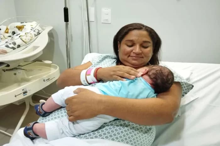 Bebê “gigante”, com mais de 5 kg, nasce no Ceará: Caso raro é divulgado pelos médicos