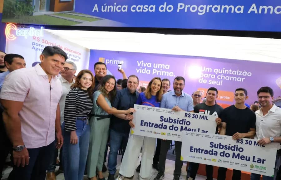 Em feirão do Amazonas Meu Lar, Wilson Lima garante subsídios entre R$ 20 mil e R$ 35 mil para entrada de imóveis financiados