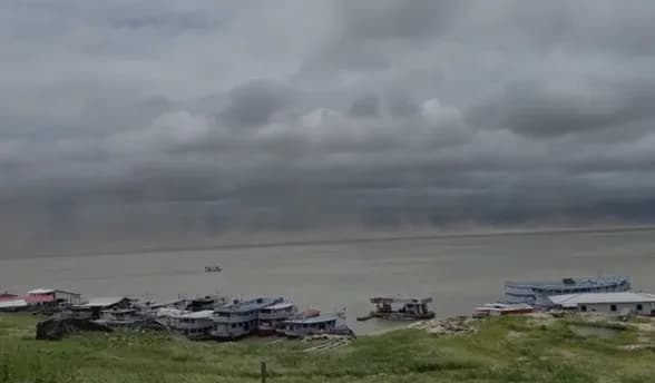 VÍDEOS: Tempestade de areia surpreende moradores em Manacapuru