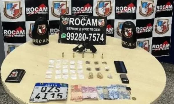 Criminosos são presos com arma e drogas no Parque São Pedro