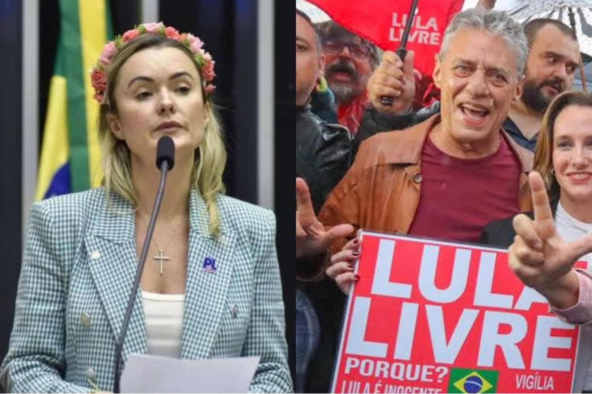 Deputada usa música de Chico Buarque para defender Bolsonaro e vira alvo de críticas; entenda