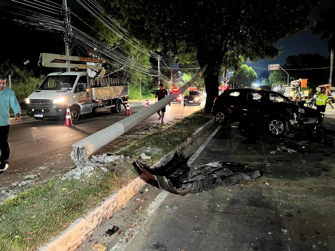 VÍDEO: Motorista com sinais de embriaguez causa acidente e é detido na zona Centro-Oeste de Manaus