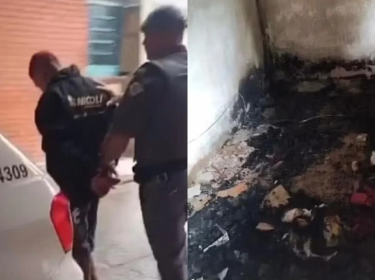 Homem incendeia casa após briga com a esposa e é preso no interior de SP