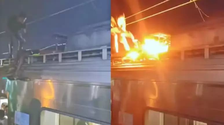 VÍDEO: Adolescente sofre descarga elétrica ao viajar em cima de trem no RJ