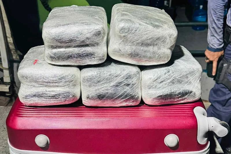 Base Arpão 1: mais de R$ 270 mil em drogas escondidas dentro de malas são apreendidas