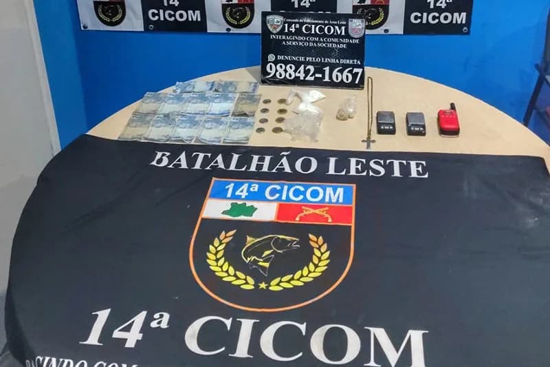 Em ações na capital amazonense, PM prende dois homens por tráfico de drogas