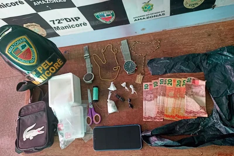 Em Manicoré, ação da PM frusta comercialização de drogas