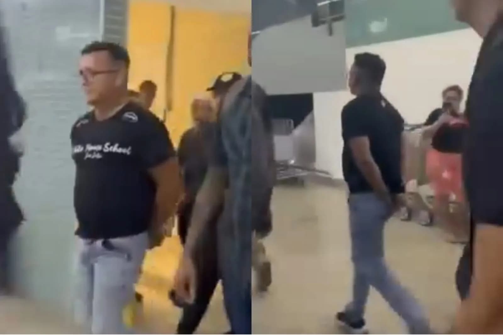 VÍDEO: Professor de jiu-jitsu suspeito de estuprar alunos e preso em SC chega a Manaus