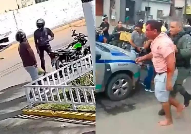 VÍDEO: Veja momento em que PM que matou motociclista de APP é espancado no Recife