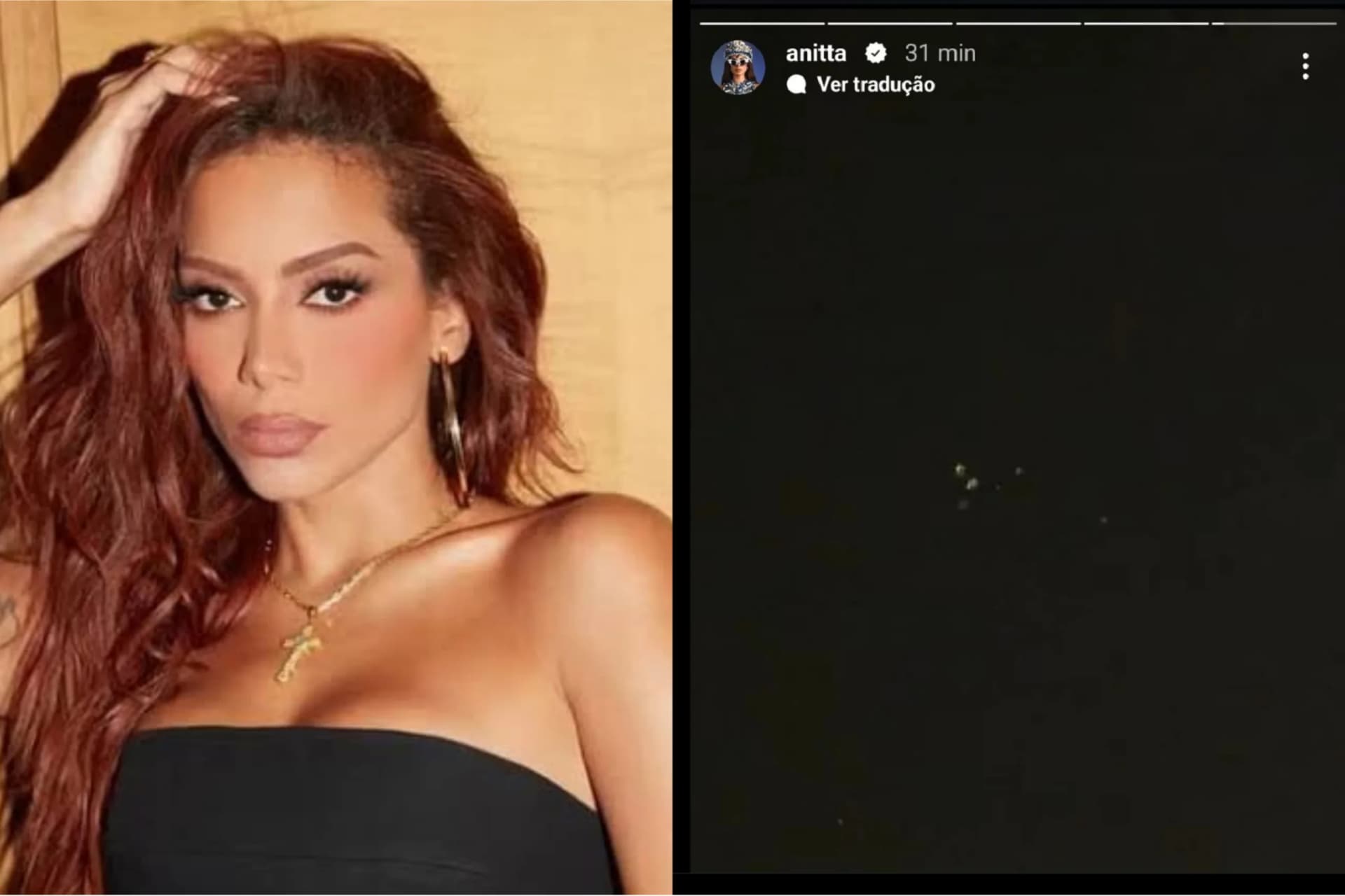 VÍDEO: Anitta grava supostos OVNIs nos EUA e movimenta redes sociais