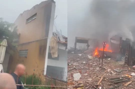 Bombeiros encerram resgastes dos hóspedes da pousada atingida por queda de avião em Gramado