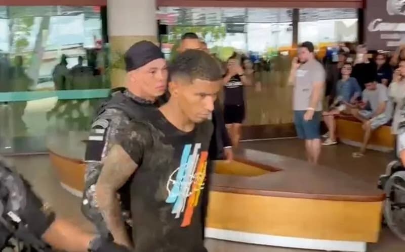 Homem preso após pânico em shopping de Manaus é foragido no Pará