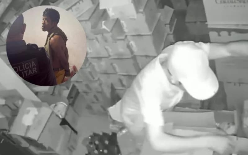 VÍDEO: Câmeras de segurança registram roubo a loja da Cacau Show em Coari