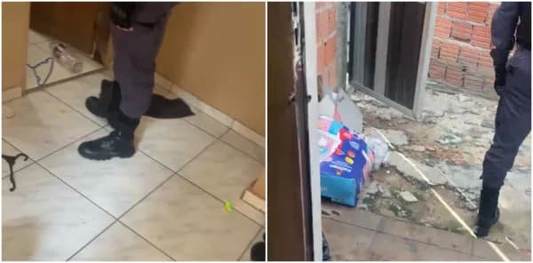 VÍDEO: Polícia ‘estoura’ casa usada por facção e manda recado: “Quem manda aqui é a PM”